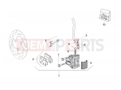 APRILIA SR 50 R Front brake caliper