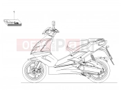 APRILIA SR 50 R Plate set / Various