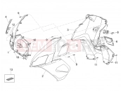 APRILIA SR 50 R Side fairing