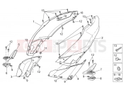 APRILIA SR 50 R Rear body