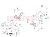 APRILIA SR MAX 125 hátsó lámpa - irányjelző