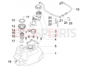 APRILIA SR MAX 125 Benzin tank