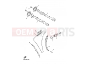YAMAHA FJR 1300 FJR1300A (3P68) 2007 CAMSHAFT & CHAIN