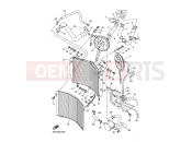 YAMAHA FJR 1300 FJR1300A (3P68) 2007 RADIATOR & HOSE