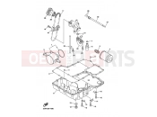 YAMAHA FJR 1300 FJR1300A (3P68) 2007 OIL COOLER