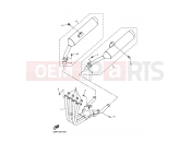 YAMAHA FJR 1300 FJR1300A (3P68) 2007 EXHAUST