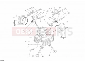 DUCATI 2008 Monster 696 VERTICAL CYLINDER HEAD » VALVE DRIVE
