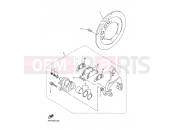 YAMAHA FJR 1300 FJR1300A (3P68) 2007 REAR BRAKE CALIPER