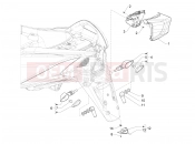 APRILIA SRV 850 Rear headlamps - Turn signal lamps
