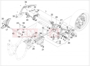 APRILIA SRV 850 Rear suspension - Shock absorber/s