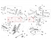 APRILIA RSV4 1000 RR ABS Foot rests