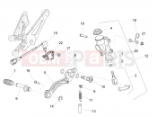APRILIA RSV4 1000 RR ABS Rear master cylinder