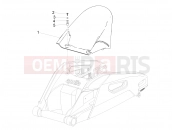 APRILIA RSV4 1000 RR ABS Rear mudguard