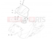 APRILIA RSV4 1000 RR ABS Tank cover