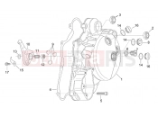 APRILIA MX 125 SuperMotard Clutch cover