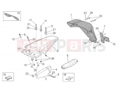 APRILIA MX 125 SuperMotard Rear body