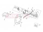 APRILIA MX 125 SuperMotard Rear brake caliper