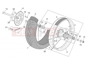 APRILIA MX 125 SuperMotard Rear wheel