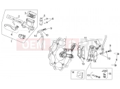 APRILIA MXV 450 Cross front brake system