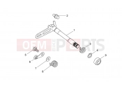 APRILIA MXV 450 Cross gear box selector i