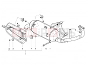 derbi Atlantis 50 2T Bullet kipufogó