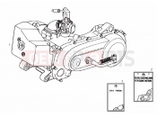 DERBI Atlantis 50 2T Engine