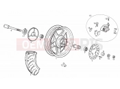 derbi Atlantis 50 2T LC eng: Derbi Front wheel