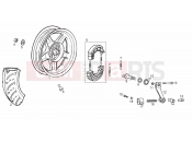 derbi Atlantis 50 2T LC eng: Derbi Rear wheel