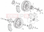 derbi Atlantis 50 2T Bullet Wheels