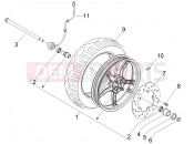 derbi Boulevard 100 4T Front wheel