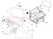 DERBI Boulevard 100 4T Cylinder head cover