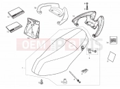 derbi Boulevard 125 4T two-seat saddle