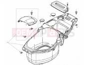 DERBI Boulevard 125 4T Number plate support