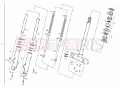 derbi Boulevard 125-150 4T Front fork