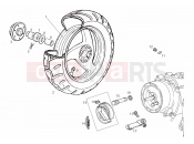 derbi Boulevard 125-150 4T Rear wheel