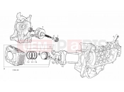 DERBI Boulevard 125-150 4T Drive shaft - Cylinder - Piston