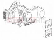 DERBI Boulevard 200 4T motor