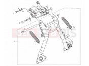 DERBI Boulevard 50 2T sztender