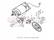 derbi ETX 150 ELECTRIC STARTING MECHANISM