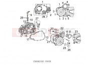 derbi ETX 150 crankcase cover