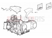 DERBI GP1 125 crankcase covers