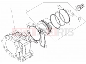 DERBI GP1 125 Cylinder - Piston