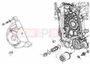 DERBI GP1 125 Flywheel cover