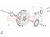 DERBI GP1 125 Front wheel