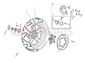 DERBI GP1 250 Rear wheel