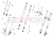 derbi GPR 50 2T Front Fork MinXing