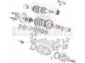 derbi GPR 50 2T Gear box