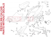 derbi GPR 50 2T Saddle