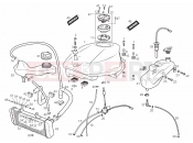 derbi GPR 50 NUDE üzemanyag tank