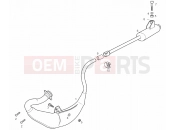 derbi GPR 50 NUDE kipufogó